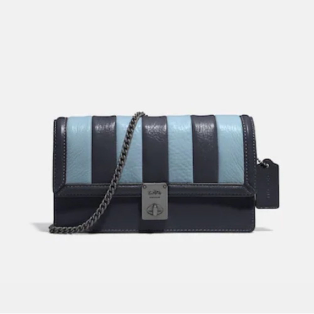 Coach Hutton Clutch With Colorblock Quilting 856